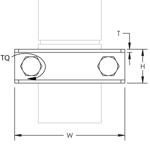 HCBC high current busbar clamp specifications 1