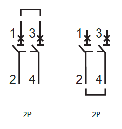 UL 489/489A DC wiring diagram miniature circuit breakers