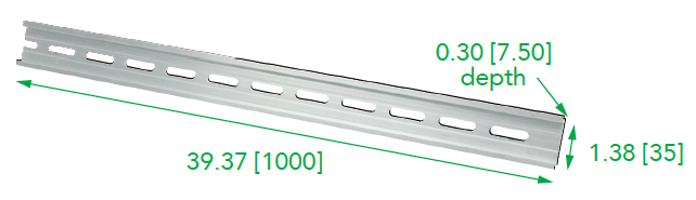 DIN Rail dimensions