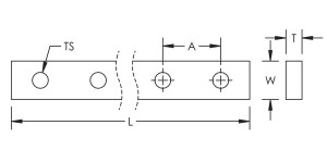 TCB threaded busbar specifications