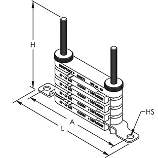 FS spacer clamp dimensions