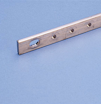 TCB threaded busbar with fixing slot